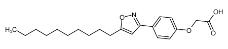 Acetic acid, [4-(5-decyl-3-isoxazolyl)phenoxy]- CAS:691884-28-3 manufacturer & supplier