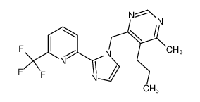 4-methyl-5-propyl-6-[2-(6-trifluoromethyl-pyridin-2-yl)-imidazol-1-ylmethyl]-pyrimidine CAS:691885-91-3 manufacturer & supplier