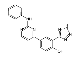 4-(2-(phenylamino)pyrimidin-4-yl)-2-(2H-tetrazol-5-yl)phenol CAS:691895-20-2 manufacturer & supplier