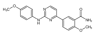 Benzamide, 2-methoxy-5-[2-[(4-methoxyphenyl)amino]-4-pyrimidinyl]- CAS:691895-31-5 manufacturer & supplier