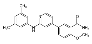 Benzamide, 5-[2-[(3,5-dimethylphenyl)amino]-4-pyridinyl]-2-methoxy- CAS:691896-49-8 manufacturer & supplier