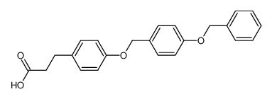 4-[[4-(phenylmethoxy)phenyl]methoxy]benzenepropanoic acid CAS:691897-90-2 manufacturer & supplier