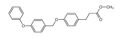 methyl 4-[(4-phenoxyphenyl)methoxy]benzenepropanoate CAS:691898-51-8 manufacturer & supplier