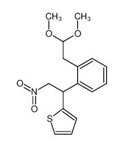 2-{2-[2-nitro-1-(thiophen-2-yl)ethyl]phenyl}acetaldehyde dimethyl acetal CAS:691898-72-3 manufacturer & supplier