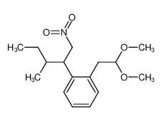 2-{2-[3-methyl-1-nitropentan-2-yl]phenyl}acetaldehyde dimethyl acetal CAS:691899-26-0 manufacturer & supplier