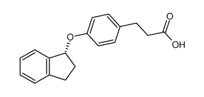 Benzenepropanoic acid, 4-[[(1R)-2,3-dihydro-1H-inden-1-yl]oxy]- CAS:691899-94-2 manufacturer & supplier