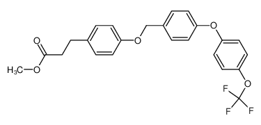 methyl 4-[[4-[4-(trifluoromethoxy)phenoxy]phenyl]methoxy]benzenepropanoate CAS:691900-60-4 manufacturer & supplier