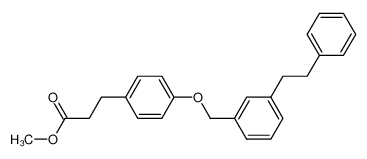 methyl 4-[[3-(2-phenylethyl)phenyl]methoxy]benzenepropanoate CAS:691901-69-6 manufacturer & supplier