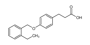 Benzenepropanoic acid, 4-[(2-ethylphenyl)methoxy]- CAS:691902-10-0 manufacturer & supplier