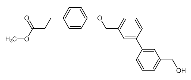 methyl 4-[[3'-(hydroxymethyl)-[1,1'-biphenyl]-3-yl]methoxy]benzenepropanoate CAS:691902-25-7 manufacturer & supplier