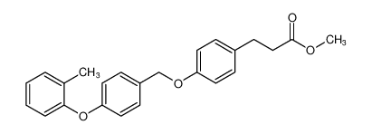 methyl 3-(4-((4-(o-tolyloxy)benzyl)oxy)phenyl)propanoate CAS:691903-05-6 manufacturer & supplier