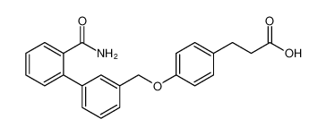 3-(4-((2'-carbamoyl-[1,1'-biphenyl]-3-yl)methoxy)phenyl)propanoic acid CAS:691903-12-5 manufacturer & supplier