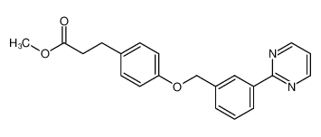 methyl 4-[[3-(2-pyrimidinyl)phenyl]methoxy]benzenepropanoate CAS:691904-15-1 manufacturer & supplier