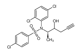 4-chloro-N-(2,5-dichlorophenyl)-N-((2R)-3-hydroxyhex-5-yn-2-yl)benzenesulfonamide CAS:691907-58-1 manufacturer & supplier