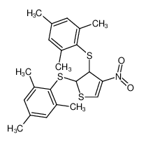 4-nitro-2,3-bis-(2,4,6-trimethyl-phenylsulfanyl)-2,3-dihydro-thiophene CAS:69203-64-1 manufacturer & supplier