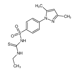 4-(3,5-dimethyl-pyrazol-1-yl)-N-(ethyl-thiocarbamoyl)-benzenesulfonamide CAS:69203-75-4 manufacturer & supplier