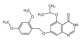 7- (2, 4-dimethoxybenzyloxy) -5-isopropoxy-3,4-dihydroquinazolin-4-one CAS:692059-64-6 manufacturer & supplier