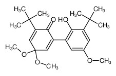 2-tert-butyl-6-(3-tert-butyl-2-hydroxy-5-methoxyphenyl)-4,4-dimethoxycyclohexa-2,5-dien-1-one CAS:69217-03-4 manufacturer & supplier