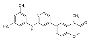 6-(2-((3,5-dimethylphenyl)amino)pyridin-4-yl)-4-methyl-2H-benzo[b][1,4]oxazin-3(4H)-one CAS:692246-61-0 manufacturer & supplier