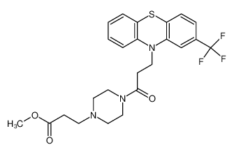 10-(3-(4-methoxycarbonylethylpiperazinyl)-3-oxopropyl)-2-trifluoromethyl-10H-phenothiazine CAS:692251-55-1 manufacturer & supplier