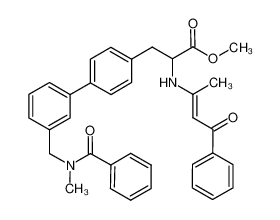 Methyl 3-{3`-[(BENZOYLMETHYLAMINO) METHYL] BIPHENYL-4- YL}-2- (L-METHYL-3-OXO-3-PHENYLPROPENYLAMINO) propionate CAS:692258-37-0 manufacturer & supplier