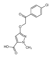 5-[2-(4-chlorophenyl)-2-oxoethoxy]-2-methyl-2H-pyrazole-3-carboxylic acid CAS:692259-07-7 manufacturer & supplier