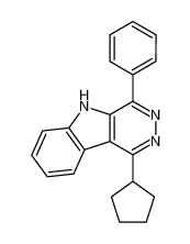 1-cyclopentyl-4-phenyl-5H-pyridazino[4,5-b]indole CAS:692259-59-9 manufacturer & supplier