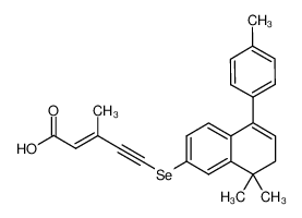 5-(8,8-dimethyl-5-p-tolyl-7,8-dihydro-2-naphthylselanylethynyl)-3-methylpent-2-en-4-ynoic acid CAS:692277-55-7 manufacturer & supplier