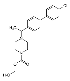 4-[1-(4'-Chloro-biphenyl-4-yl)-ethyl]-piperazine-1-carboxylic acid ethyl ester CAS:69231-80-7 manufacturer & supplier