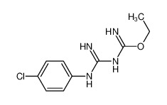 ethyl N'-[N'-(4-chlorophenyl)carbamimidoyl]carbamimidate CAS:69232-13-9 manufacturer & supplier