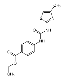 ethyl 4-[(4-methyl-1,3-thiazol-2-yl)carbamoylamino]benzoate CAS:69236-58-4 manufacturer & supplier