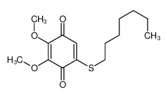 5-heptylsulfanyl-2,3-dimethoxycyclohexa-2,5-diene-1,4-dione CAS:69241-83-4 manufacturer & supplier