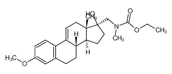 ((8S,13S,14S,17S)-17-Hydroxy-3-methoxy-13-methyl-7,8,12,13,14,15,16,17-octahydro-6H-cyclopenta[a]phenanthren-17-ylmethyl)-methyl-carbamic acid ethyl ester CAS:69269-43-8 manufacturer & supplier