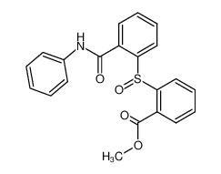 2-(2-Phenylcarbamoyl-benzenesulfinyl)-benzoic acid methyl ester CAS:69270-90-2 manufacturer & supplier