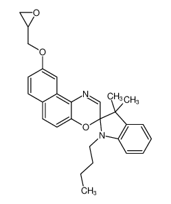 1-butyl-3,3-dimethyl-9'-(oxiran-2-ylmethoxy)spiro[indoline-2,3'-naphtho[2,1-b][1,4]oxazine] CAS:692727-25-6 manufacturer & supplier