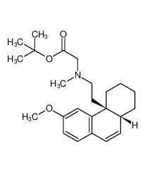 tert-butyl N-(2-((4aS,10aR)-6-methoxy-1,3,4,10a-tetrahydrophenanthren-4a(2H)-yl)ethyl)-N-methylglycinate CAS:692728-19-1 manufacturer & supplier