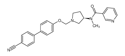 (R)-N-(1-(((4'-cyano-[1,1'-biphenyl]-4-yl)oxy)methyl)pyrrolidin-3-yl)-N-methylnicotinamide CAS:692730-43-1 manufacturer & supplier