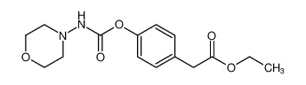 Benzeneacetic acid, 4-[[(4-morpholinylamino)carbonyl]oxy]-, ethyl ester CAS:692732-21-1 manufacturer & supplier