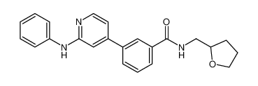 3-(2-(phenylamino)pyridin-4-yl)-N-((tetrahydrofuran-2-yl)methyl)benzamide CAS:692734-24-0 manufacturer & supplier