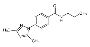 Benzamide, 4-(3,5-dimethyl-1H-pyrazol-1-yl)-N-propyl- CAS:692736-39-3 manufacturer & supplier