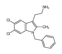 1H-Indole-3-ethanamine, 5,6-dichloro-2-methyl-1-(phenylmethyl)- CAS:692739-97-2 manufacturer & supplier