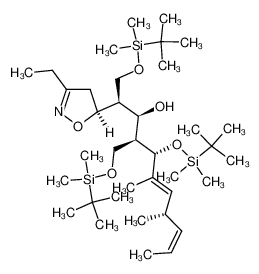 (6E,9Z)-(2S,3R,4S,5S,8S)-1,5-Bis-(tert-butyl-dimethyl-silanyloxy)-4-(tert-butyl-dimethyl-silanyloxymethyl)-2-((S)-3-ethyl-4,5-dihydro-isoxazol-5-yl)-6,8-dimethyl-undeca-6,9-dien-3-ol CAS:692749-38-5 manufacturer & supplier