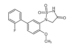 5-(2'-fluoro-4-methoxy-1,1'-biphenyl-3-yl)-1,2,5-thiadiazolidin-3-one 1,1-dioxide CAS:692765-25-6 manufacturer & supplier