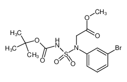 methyl N-(3-bromophenyl)-N-{[(tert-butoxycarbonyl)amino]sulfonyl}glycinate CAS:692765-78-9 manufacturer & supplier