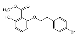 methyl 2-[2-(4-bromophenyl)ethoxy]-6-hydroxybenzoate CAS:692765-90-5 manufacturer & supplier