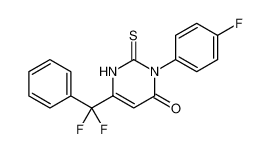 6-(difluoro(phenyl)methyl)-3-(4-fluorophenyl)-2-thioxo-2,3-dihydropyrimidin-4(1H)-one CAS:692773-23-2 manufacturer & supplier