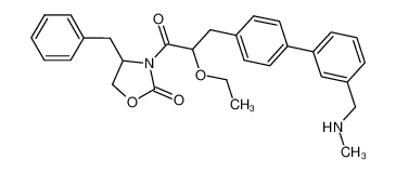 4-benzyl-3-[2-ethoxy-3-(3'-methylaminomethylbiphenyl-4-yl)propionyl]oxazolidin-2- one CAS:692780-66-8 manufacturer & supplier