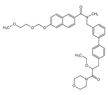 N-[4'-(2-ethoxy-3-morpholin-4-yl-3-oxopropyl)biphenyl-3-ylmethyl]-N-methyl-6-(2-methoxyethoxymethoxy)naphthalene-2-carboxylamide CAS:692781-05-8 manufacturer & supplier