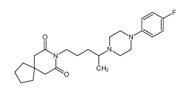 8-(4-(4-(4-fluorophenyl)piperazin-1-yl)pentyl)-8-azaspiro[4.5]decane-7,9-dione CAS:692781-44-5 manufacturer & supplier