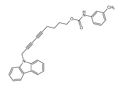 m-Tolyl-carbamic acid 9-carbazol-9-yl-nona-5,7-diynyl ester CAS:69284-72-6 manufacturer & supplier